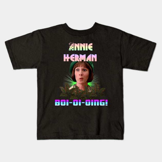 Annie Herman Kids T-Shirt by jeremiahm08